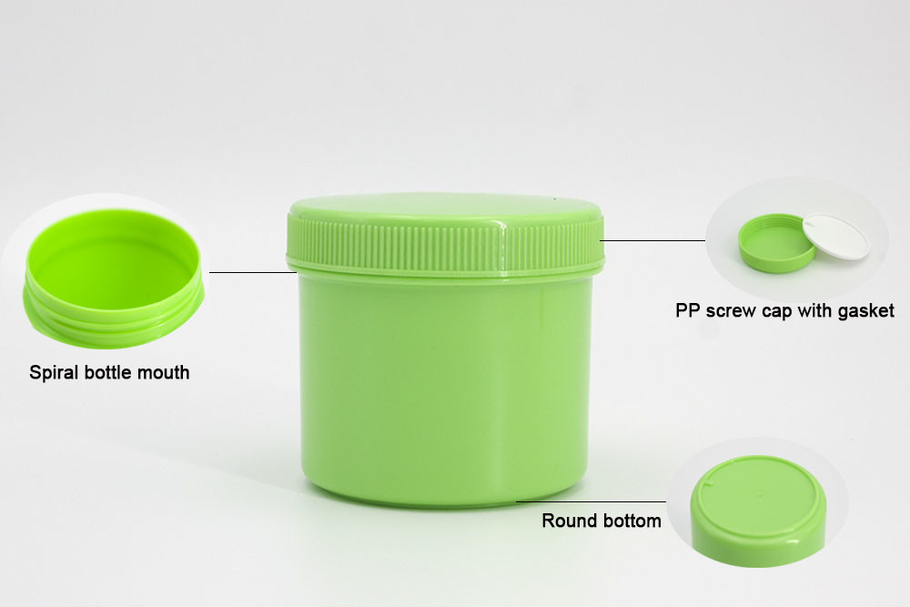 Wide Mouth 8.45oz 250ml PP Cosmetic Packaging For Exfoliating Scrub
