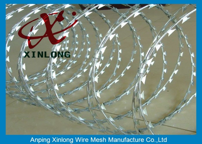 CBT BTO Razor Security Barbed Wire for Railway and Lawn with Single / Cross Coil
