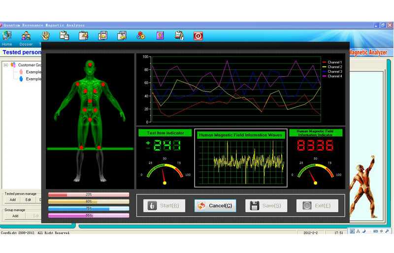 Korea Version Quantum Health Analyzer For Liver Function AH-Q4