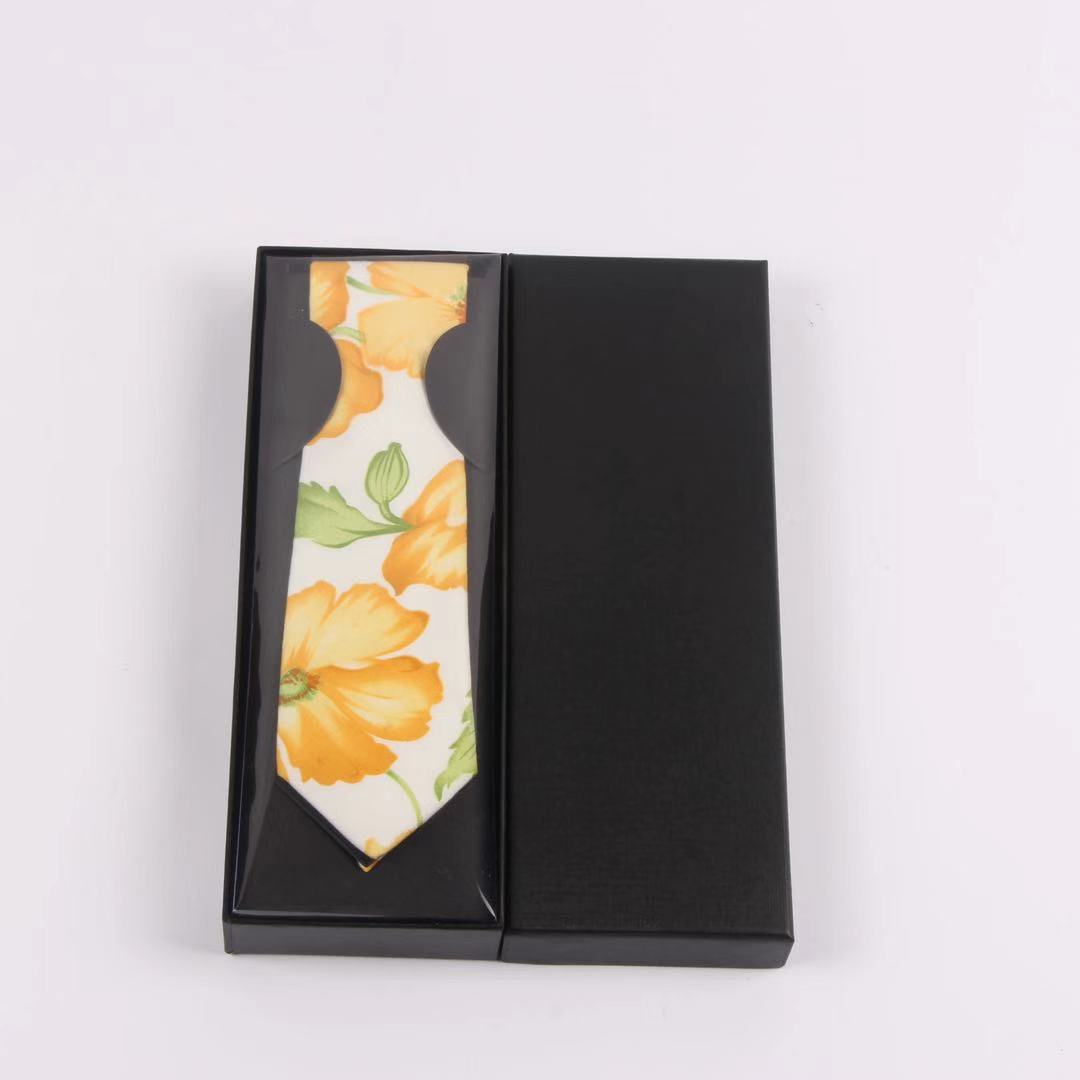Custom Luxury Paper Tie Box Packaging for Other Gift Craft Necktie Neck Tie Gift Box