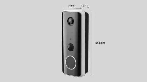 Night Vision WIFI Video Doorbell 4 - 6months Battery Duration Cloud/Micro SD