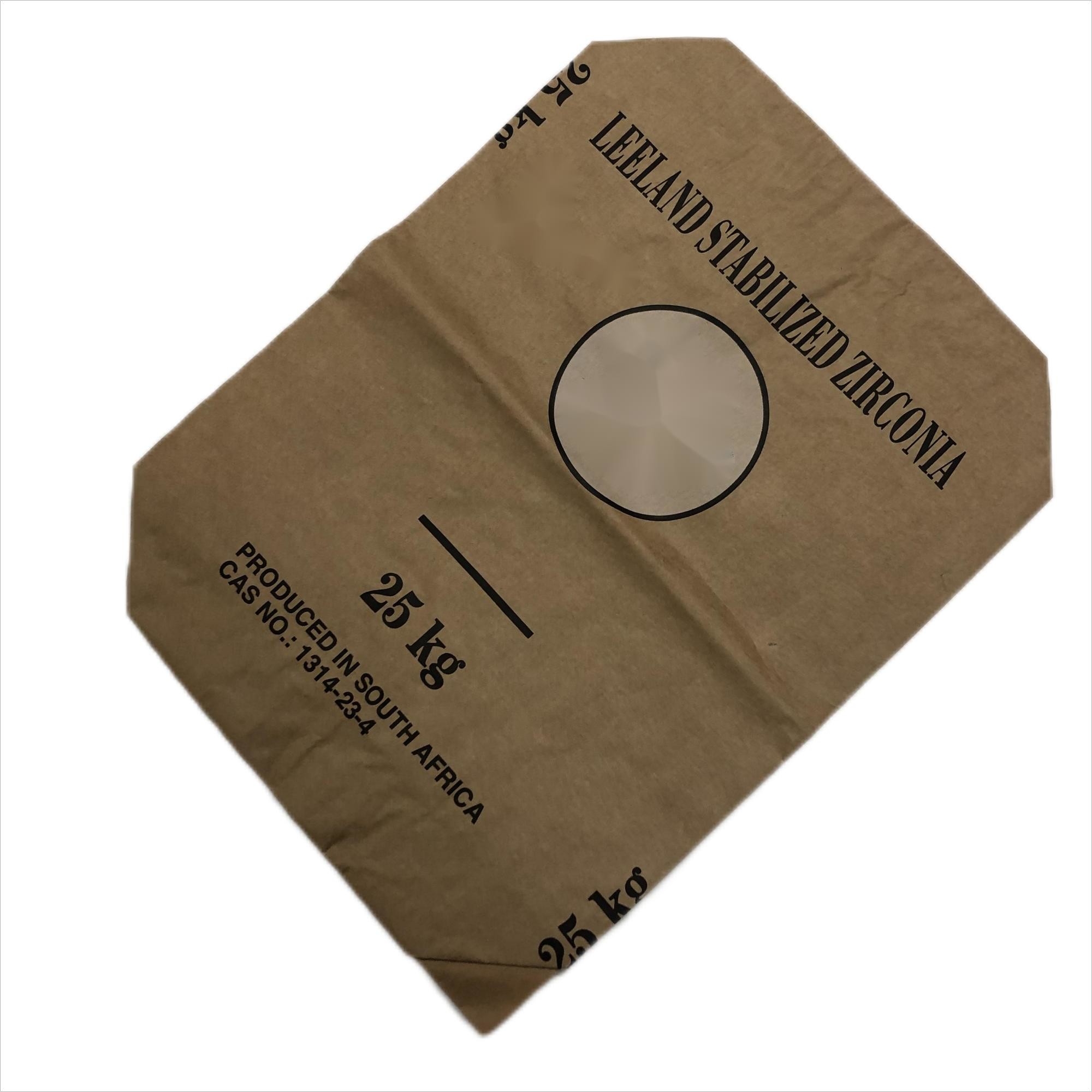 Common Excellent Multiwall Kraft Paper Bags Industrial Packaging 25kg