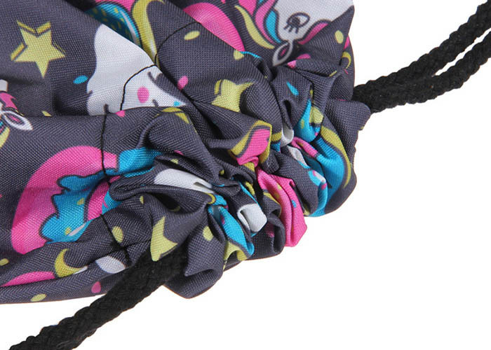 Sports Cloth Drawstring Bag Backpack Silk Screen Printed