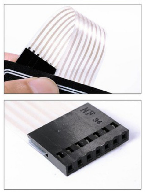 6ms Waterproof Numeric Keypad 10 P Connection Membrane Switch Keypad
