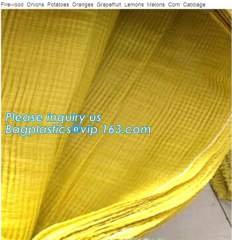 Reusable Solid Shopping Bag String Grocery Bag Shopper Cotton Tote Mesh Net Woven Portable Durable Shopping, BAGEASE