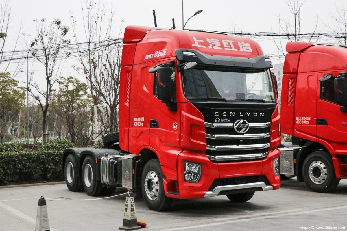 SAIC Hongyan Jieshi H6 6X4 Electric Tractor Head Truck 89km/H