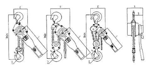 LIFTING EQUIPMENT 9TON RATCHET LEVER BLOCK