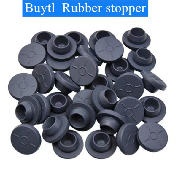 GMP Compliance 13mm 20mm 23mm 28mm 32mm Sterile round medical Butyl Rubber