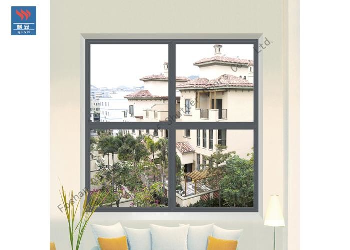30min High End Fixed 6mm Fire Glass Fire Rated Steel Windows