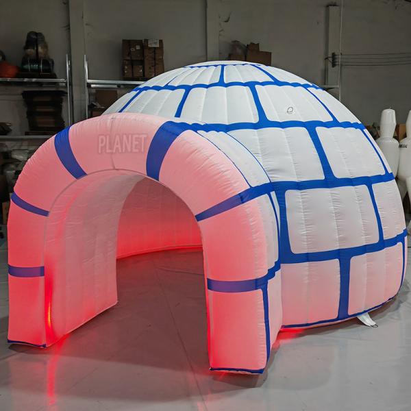 Christmas Oxford Inflatable Igloo Dome Tent Event Igloo Tent Advertising Tent