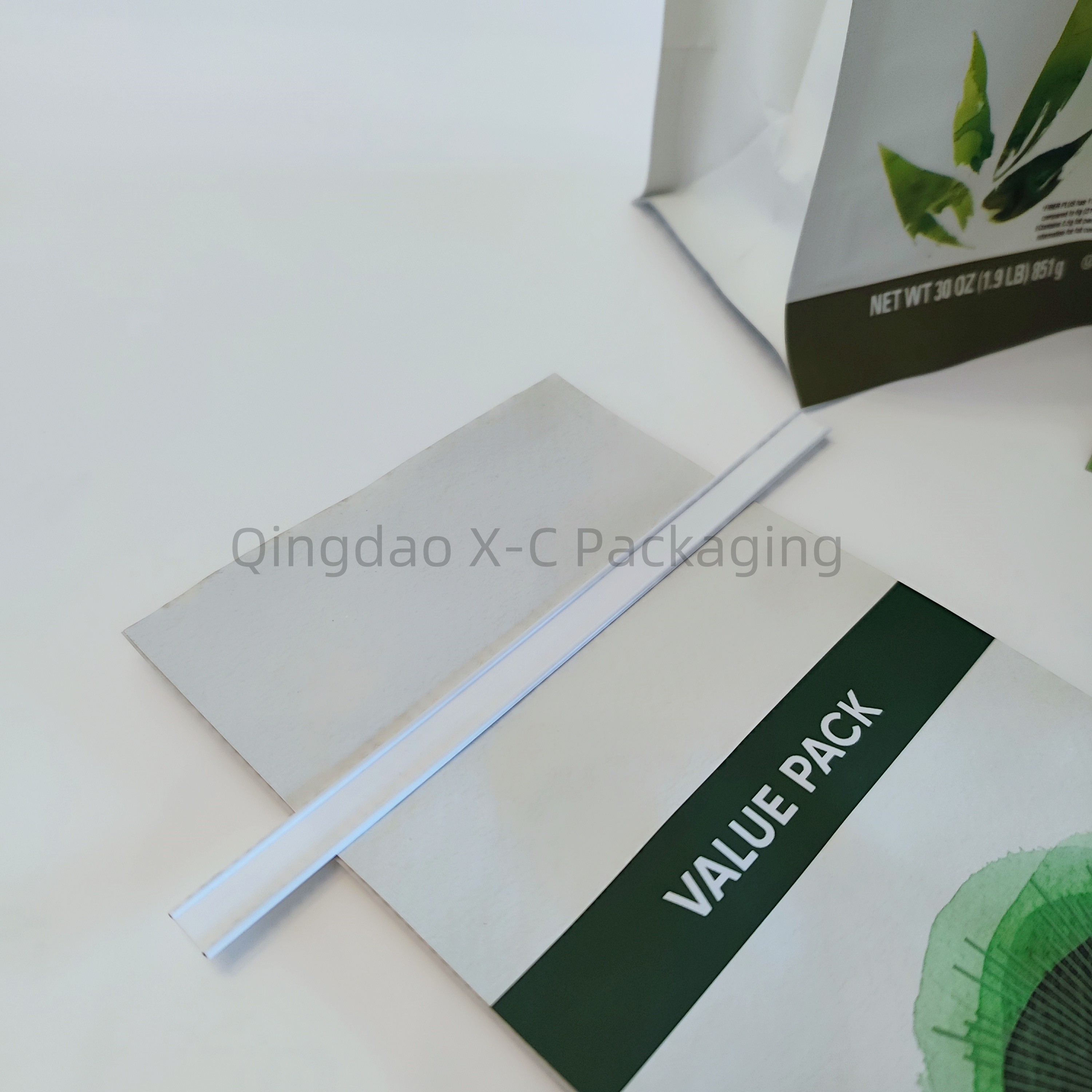 Customized Printed 8 Side Seal Bag Tin Tie Stand Up Pouch Resealable Food Packaging