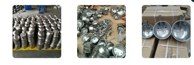 304 Stainless Steel Drinking Bowl Water Feeding Through Pig Water Drinkers
