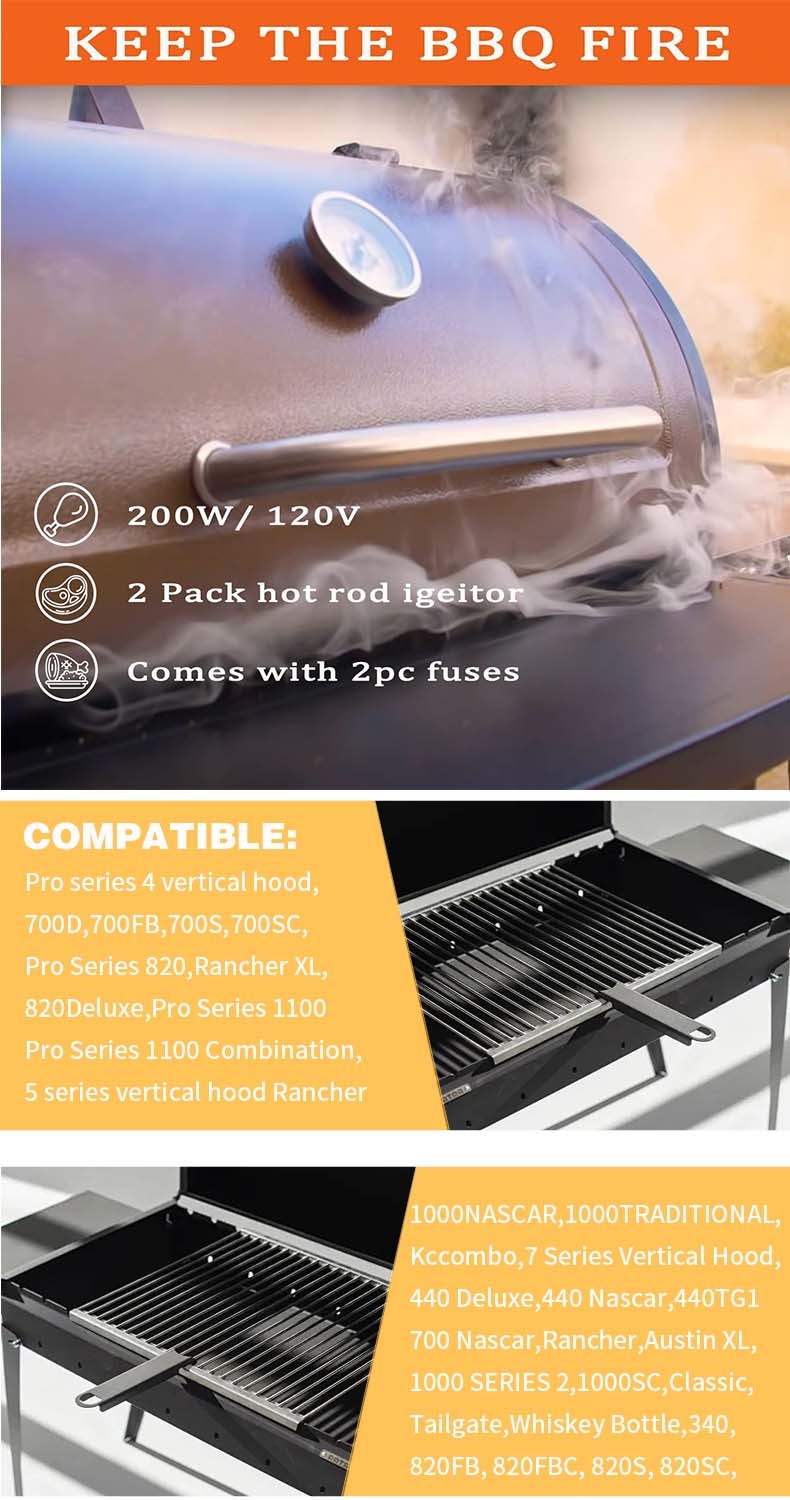 Portable Igniter for Lil′ Tex Elite Electric BBQ Grill SH001g 50W-10kw Voltage 12-380V
