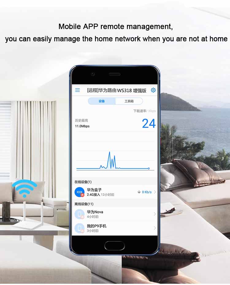 Original Unlocked H U A Wei Ws318N 4G Lte Cpe Router 300mbps With Port Mapping And UPNP Automatic Support