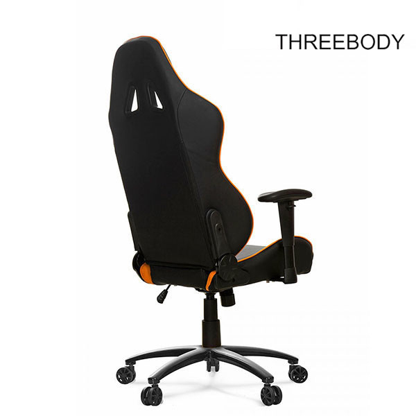 Ergonomic Pc World Gaming Chair , Black And Orange Racing Seat Computer Chair