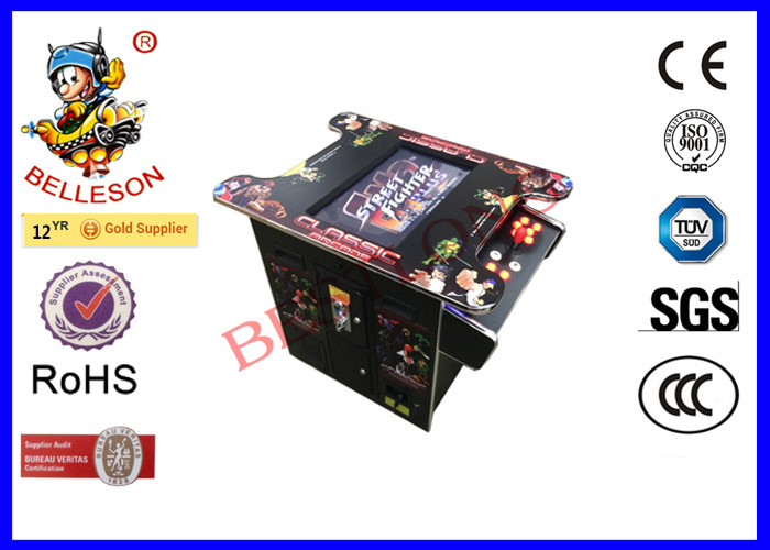 22 Inch Screen Cocktail Table Arcade Game Machine 2 Side 3 Player