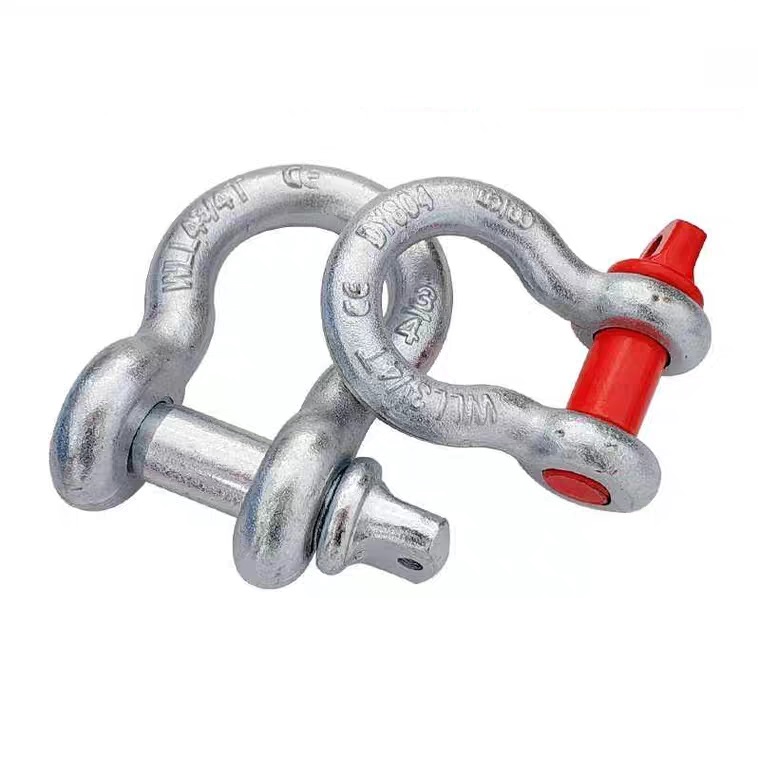 JAPAN TYPE D/U Anchor Shackle Galvanized Screw Pin Alloy Steel for Oil and Gas Sector