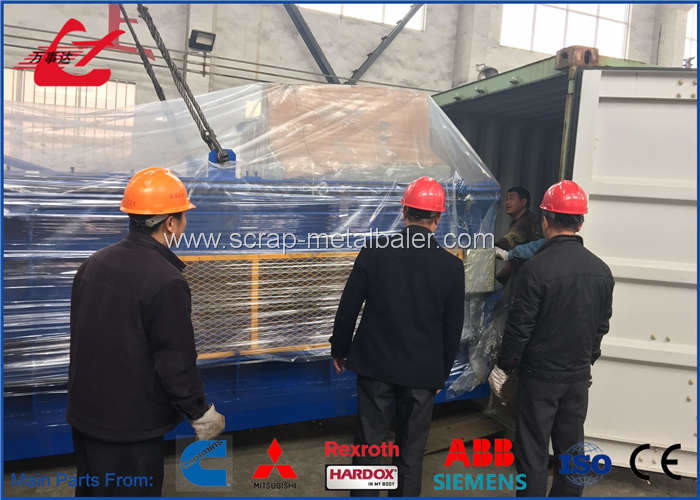 High Output Horizontal Type Waste Paper Baling Press Machine With Siemens Motor