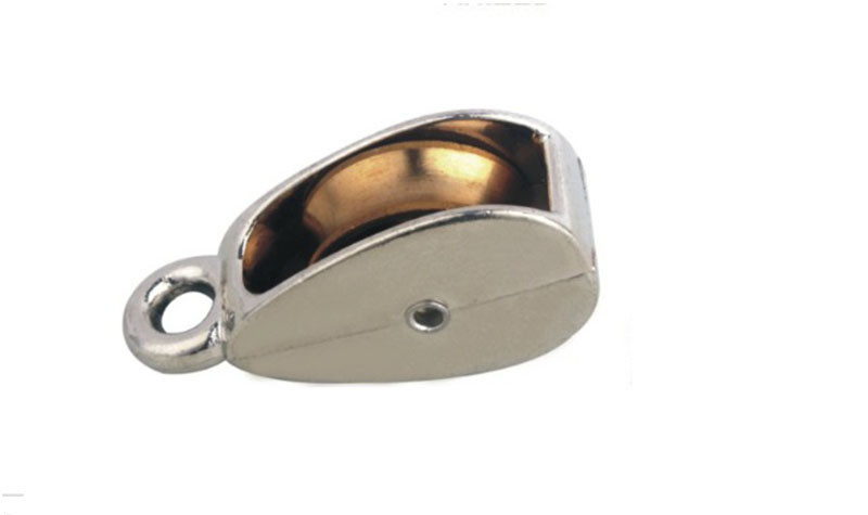 Small Zinc Alloy Single Wheel Fixed Eye Die Cast Pulley Lifting Pulley Block