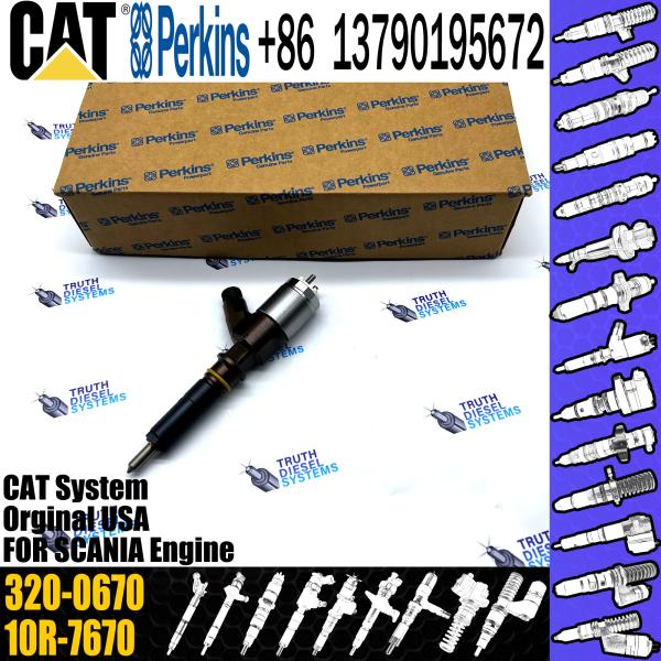 Diesel Common Rail Fuel Injector assembly 10R-7670 320-0670 for C-aterpillar C4