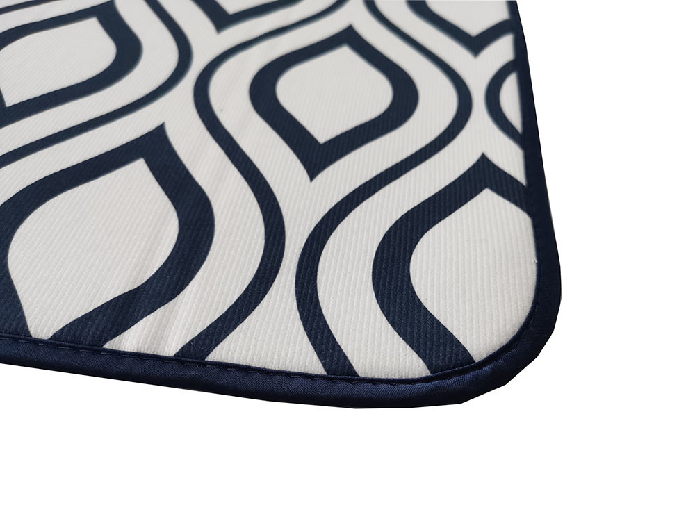 Glass Cloth Printing Microfiber Dish Drying Mat