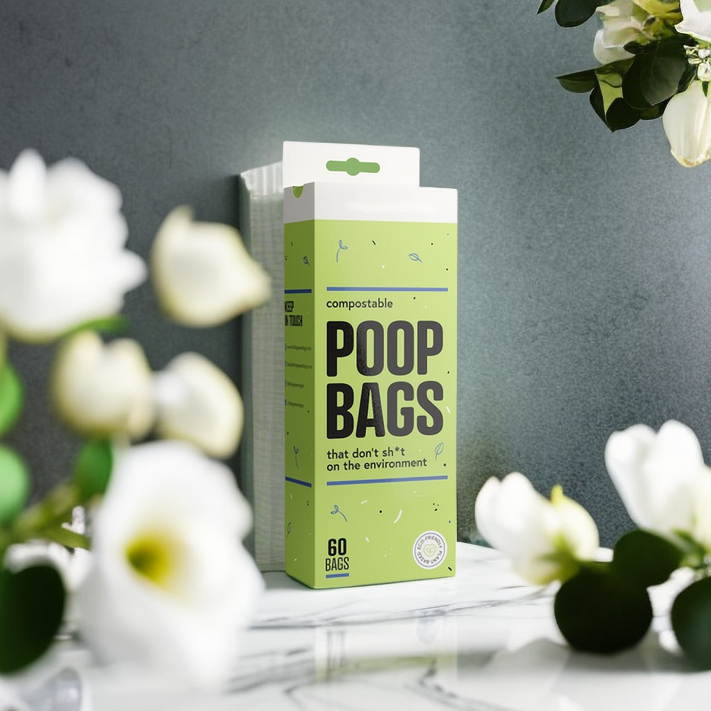 Eco Friendly Compostable Dog Poop Bag Pet Cleaning ODM