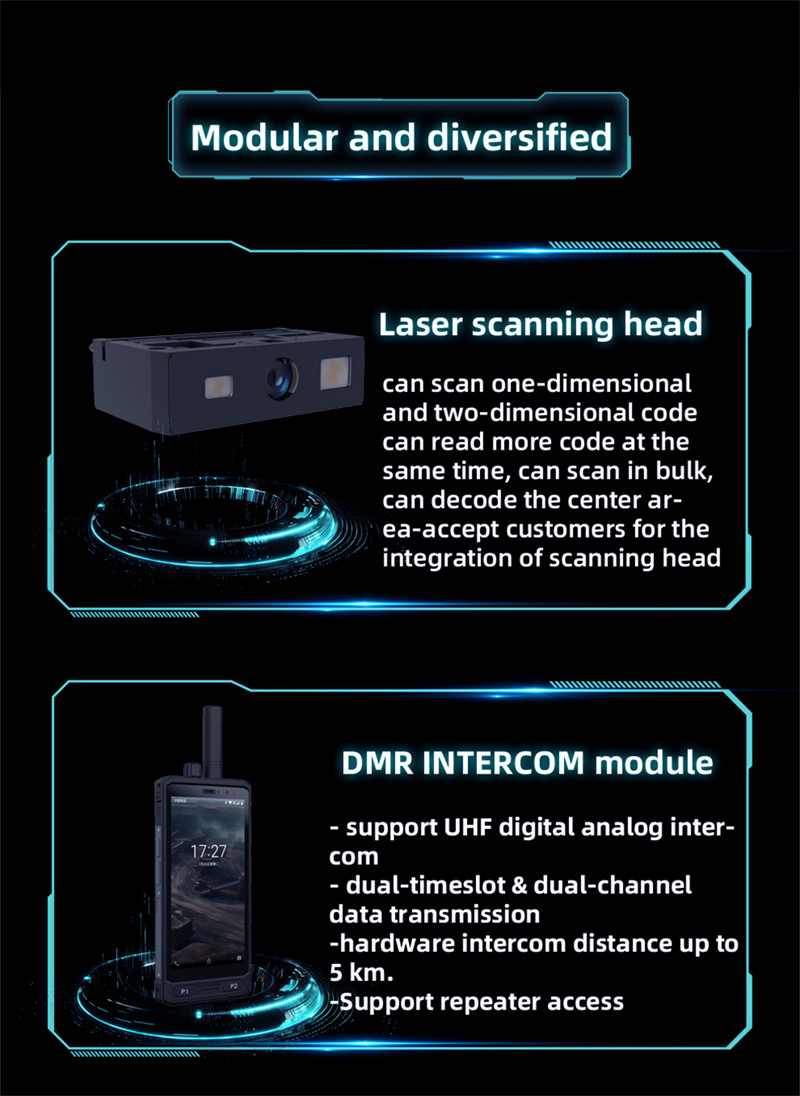 Poc Walkie Talkie Explosion Proof Mobile Phone IP68 RTK Centimeter Level Positioning