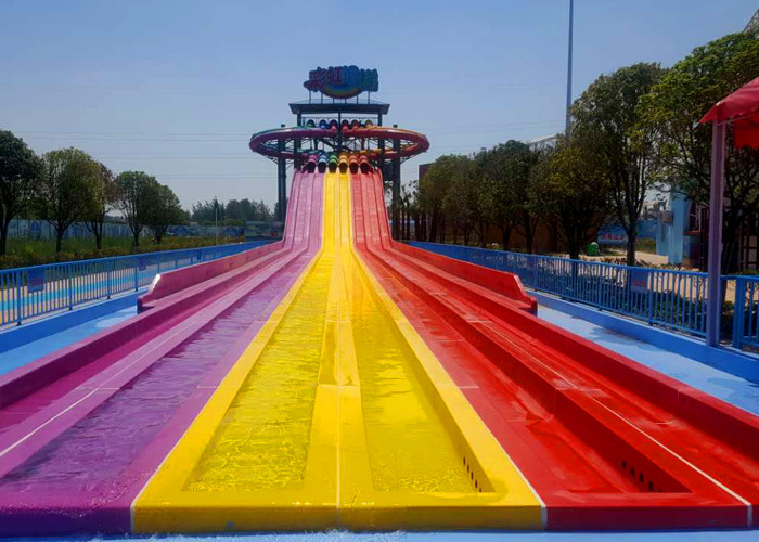 Hotels Big Water Slides / Fiberglass Pool Slide For Outdoor Water Parks