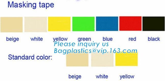 Disposable PE pre-taped self static cling masking film, Cover mask plastic drop film PE protection film with tape, BAGEA