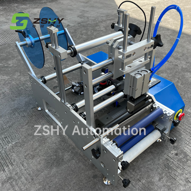 Commodity Industry 380V 60HZ Flat Labeling Machine For Round Bottle