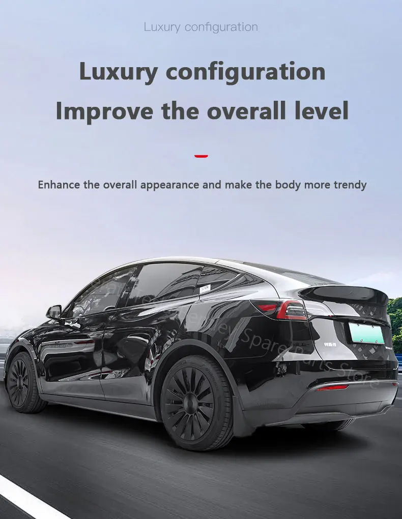 Wheel Hub Cover Cap for Tesla Model 3 Y Modified Protective Cover Decorative Accessories Non-Destructive Installation