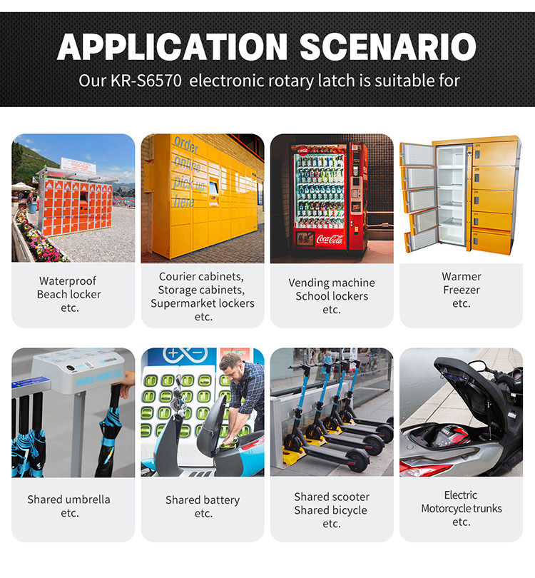 Smart Coin Operated Automatic Magnetic Cabinet Lock Rotary Gym Lockers Lock Elektromagnetisch Slot