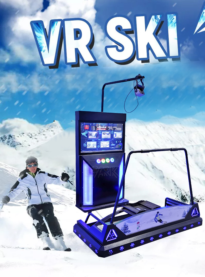 1 Palyer AC 220V 9D VR Simulator 8G Virtual Reality Ski Machine