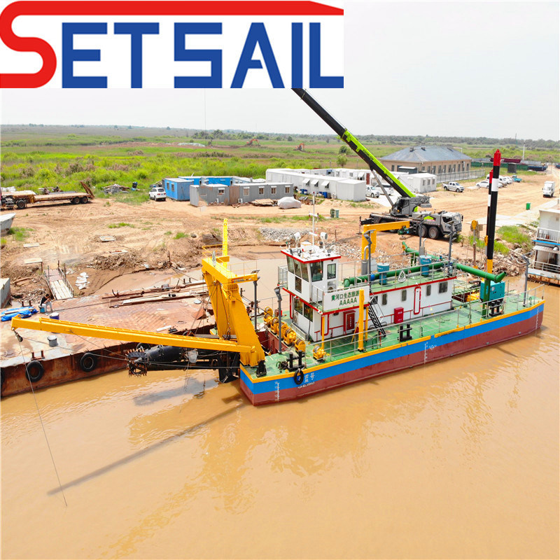 8 Inch Cutter Suction Dredge Sand Vessel with Anchor Boom