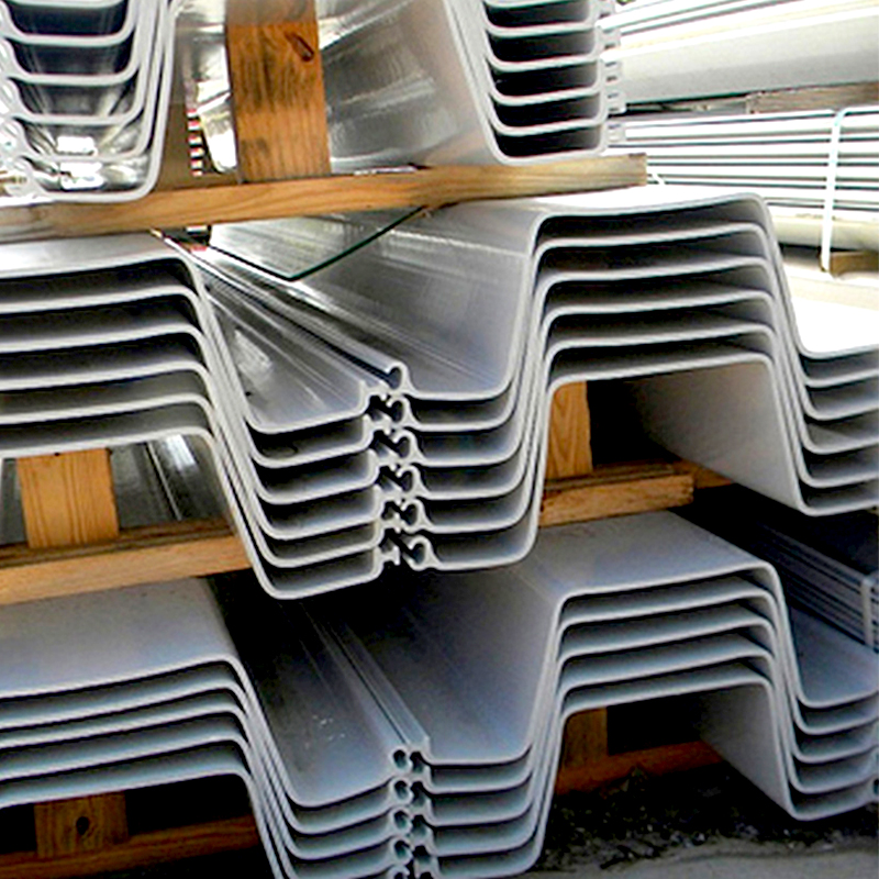 Larsen U Z Type Hot Rolled Steel Sheet Pile SY295 S355 SY390 DIN GB JIS Standard