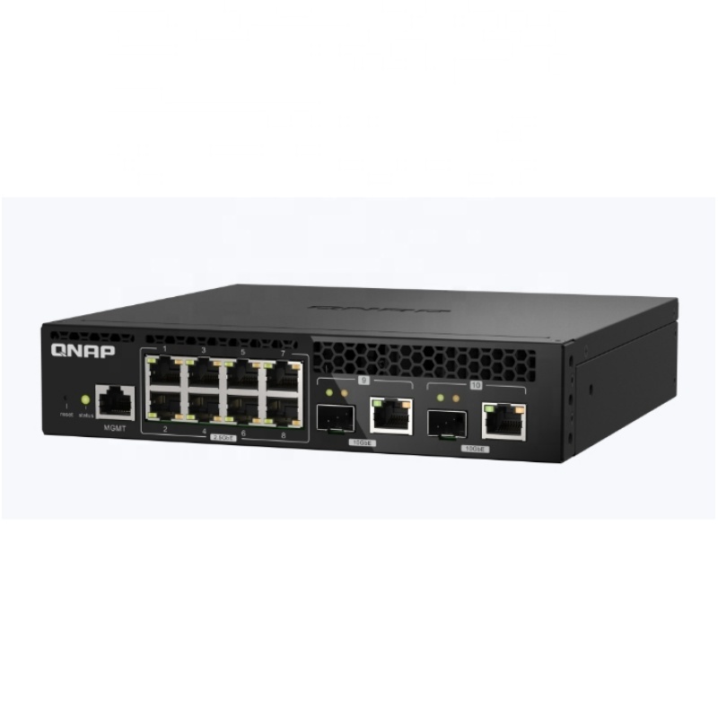 QSW-M2108R-2C Two 10GbE SFP+/RJ45 Composite Ports And Eight 2.5GbE Ethernet Ports Web-based NMS Switch