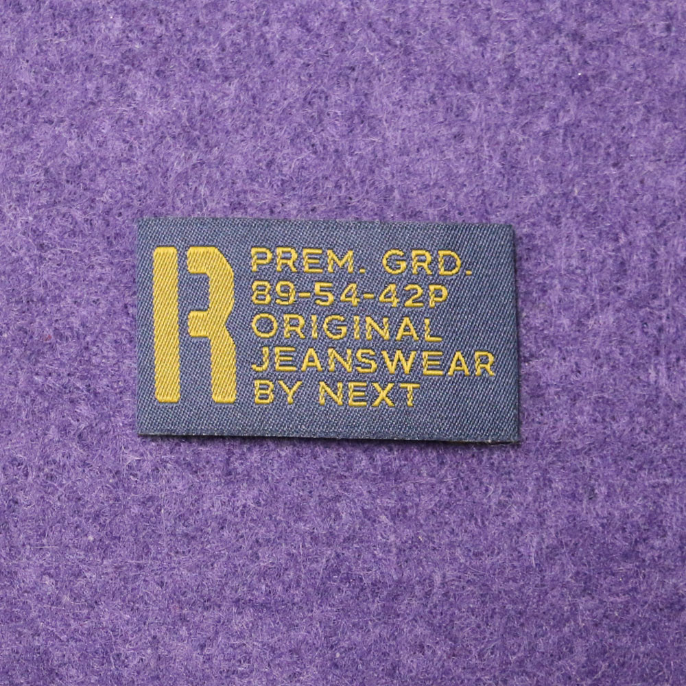 High Density Flat Woven Cloth Labels / Personalised Woven Labels