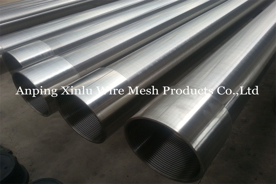 Vee Shaped Continuous Slot Water Well Screen Pipe Stainless Steel Non Magnetic 273mm