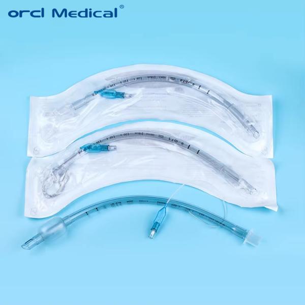 Reinforced Medical Endotracheal Tube Supplier Oral Cuffed / Uncuffed Endotrachea