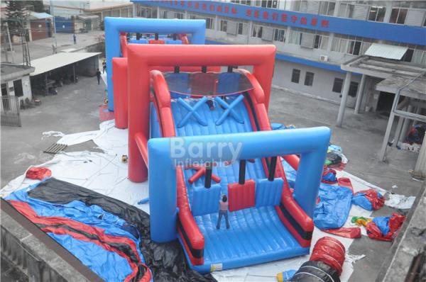 Outdoor Fun Adult Inflatable Obstacle Course 5K Obstacle Game Bouncer Slide