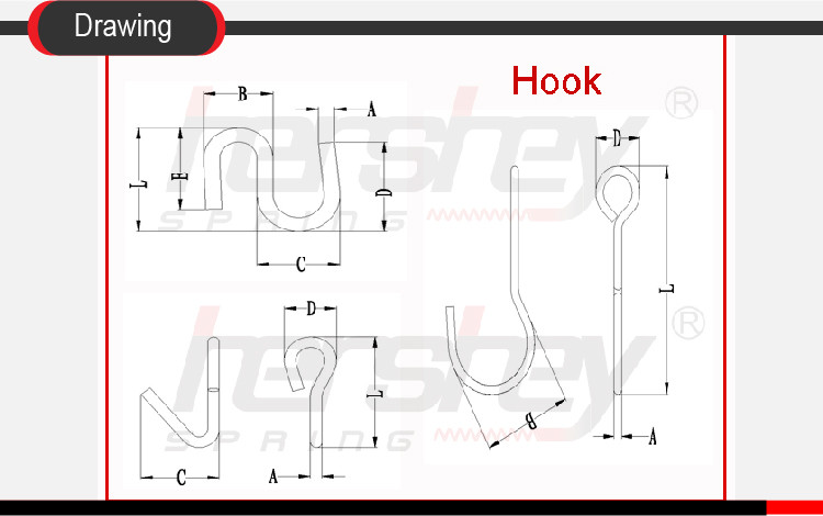 Heavy Duty Custom Metal Hooks For Clothes Hangers J Stainless Steel Large