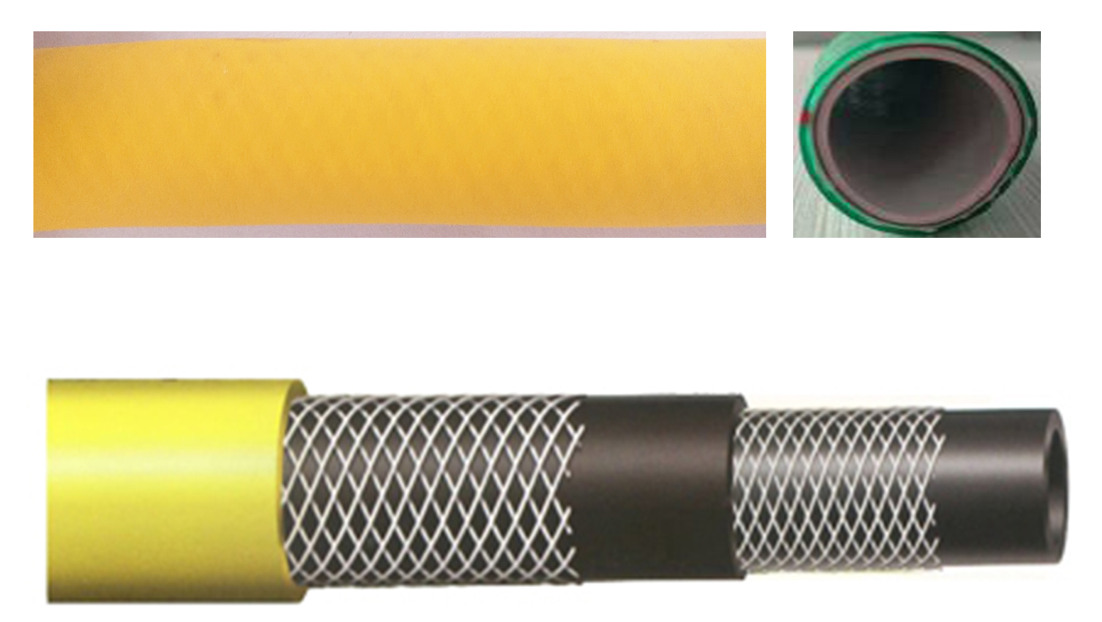 Steel Wire Suction PVC Flexible Tubing High Pressure UV Chemical Resistant Thick Vinyl Hose Tube, 10 FT