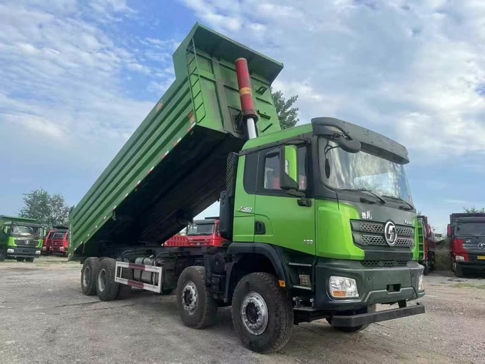 Shacman Used Tipper Truck For X3000 Weichai 460hp Construction Material Transport 2021 Year Hande Axle