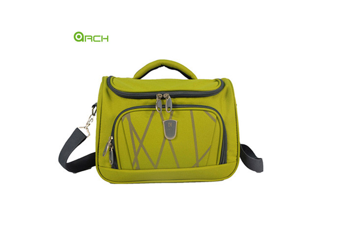 Nylon Zip Unisex Printing Vanity Case Travel Accessories Bag Adjustable Shoulder Strap