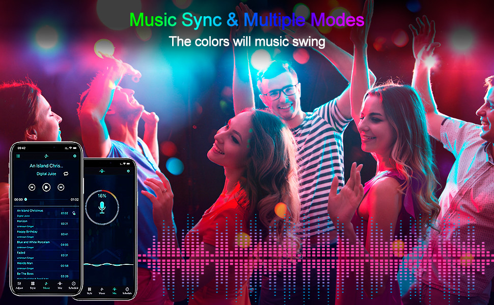 Christmas Infrared RGB String Light DC 5V 48ft Remote Control For Party