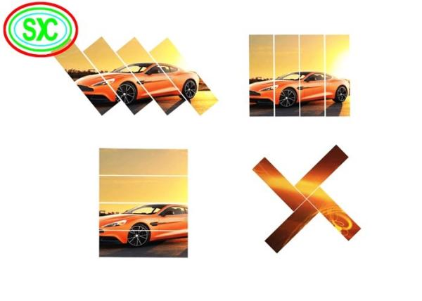 960*320 Module Resolution Commercial LED Display Screen in 1R1G1B Color
