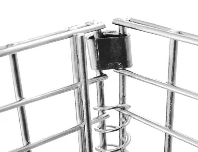 Conventional 6.4mm Galvanized Metal Pallet Cage