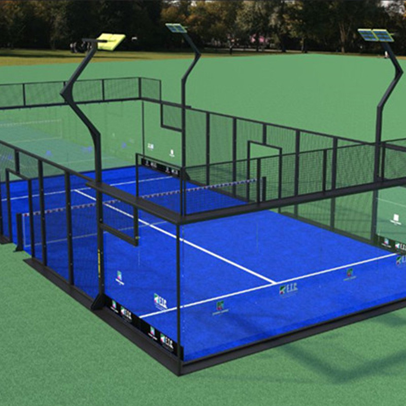 LED Visible Padel Tennis Courts Professional Weatherproof for Ball