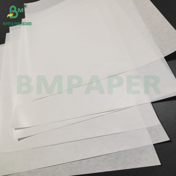 50gsm Bleached Kraft Paper Machine Glazed ( MG ) OBA Free paper