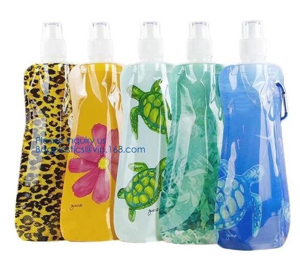 Biodegradable Liquid Packaging Leakage Proof Pouch Custom Custom 1 Gallon Water Bag Foldable Sports Drinking Water Bag